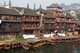 China: Old wooden houses along the banks of the Tuo River, Fenghuang, Hunan Province